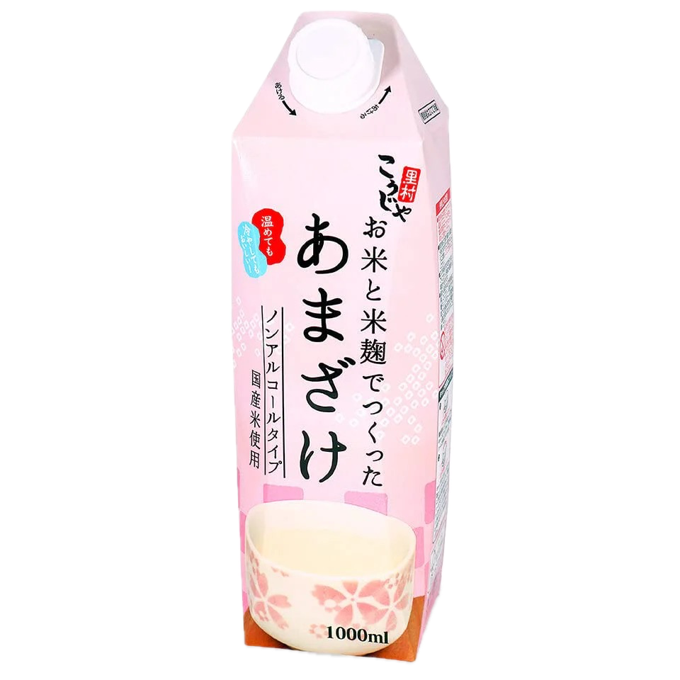 Amazake All-Natural Fermented Rice Koji Drink, no added sugar, non-alcoholic rice milk.