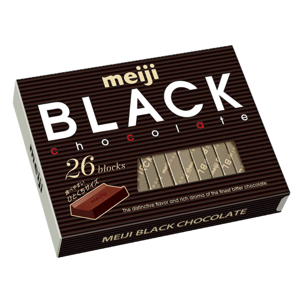 Meiji BLACK chocolate 26 piece blocks