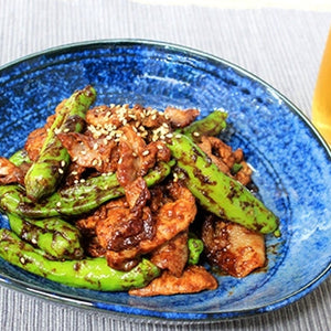 Stir-fried Pork and Shishito Peppers with Amazake Miso