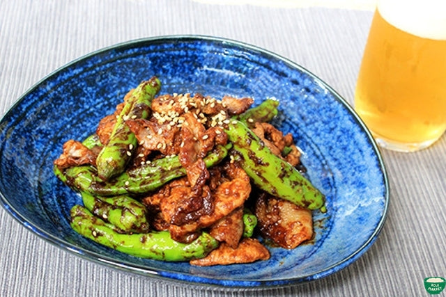 Stir-fried Pork and Shishito Peppers with Amazake Miso