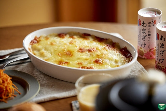 Macaroni Gratin with Amazake