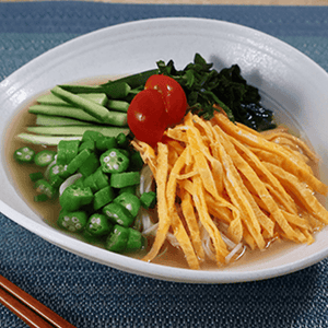 Chilled Somen Noodles with Toppings