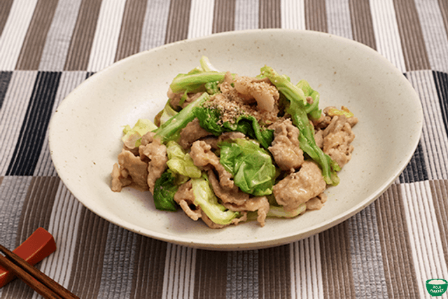 Stir-Fried Cabbage and Pork with Amazake Miso
