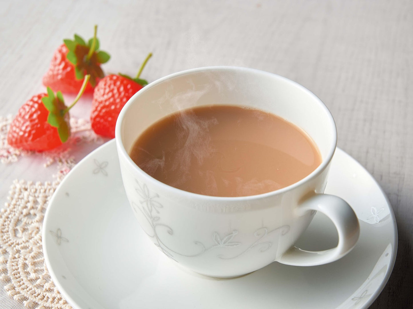 Strawberry Royal Milk Tea Amaou