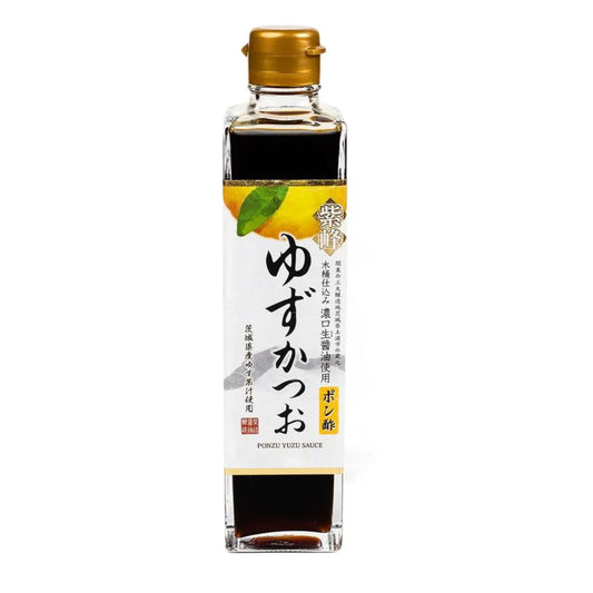 Shibanuma Premium Yuzu Ponzu Citrus and Bonito Seasoned Soy Sauce, with 8.2% Fresh Yuzu Citrus - 300ML