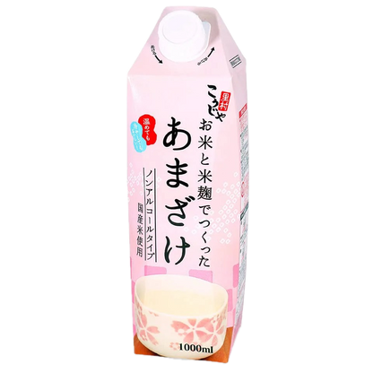 Amazake All-Natural Fermented Rice Koji Drink, no added sugar, non-alcoholic rice milk.