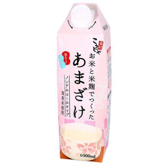 Amazake All-Natural Fermented Rice Koji Drink, no added sugar, non-alcoholic rice milk.