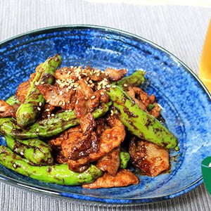 Stir-fried Pork and Shishito Peppers with Amazake Miso