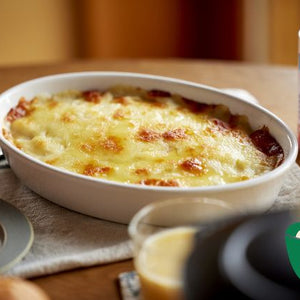 Macaroni Gratin with Amazake