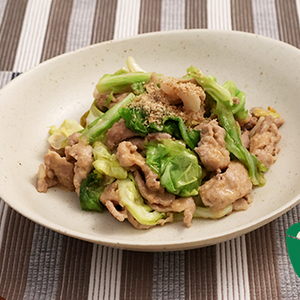 Stir-Fried Cabbage and Pork with Amazake Miso