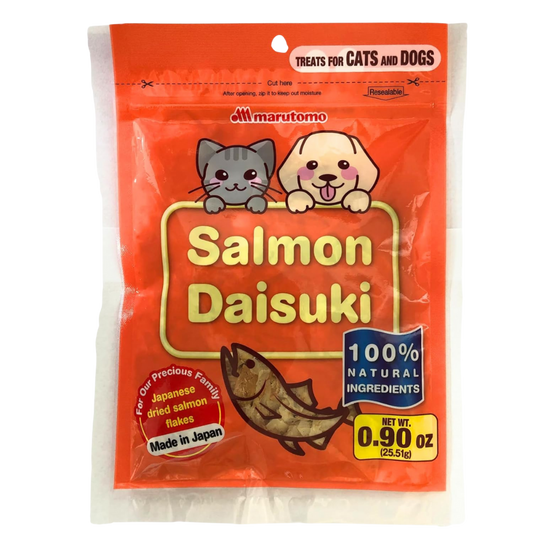 Dried Bonito Flakes with Salmon Cat & Dog treats SALMON DAISUKI